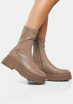 Public Desire Rusty Ankle Boots