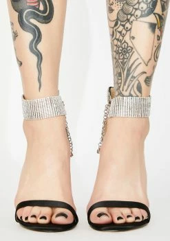 Public Desire Glamorous Rhinestone Heels