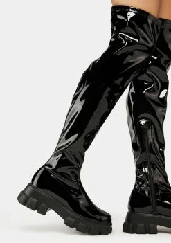 Public Desire Take Chances Thigh High Boots
