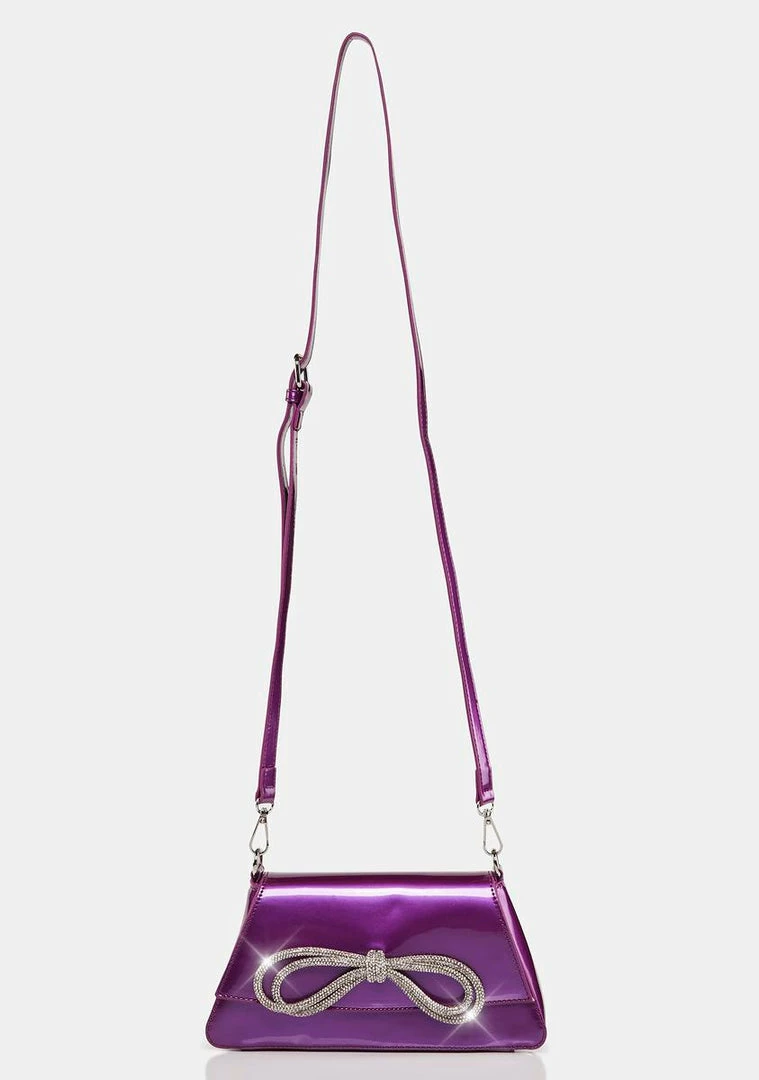 Deals ๐ Public Desire Violet The Faya Bow ๐ Handbag ๐ 3 Public Desire Violet The Faya Bow Handbag