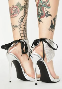 New π Public Desire Drip Rhinestone Clear π Heels π― 7 Public Desire Drip Rhinestone Clear Heels