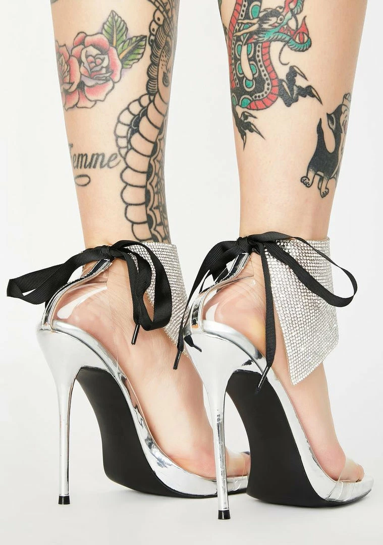 New π Public Desire Drip Rhinestone Clear π Heels π― 4 Public Desire Drip Rhinestone Clear Heels