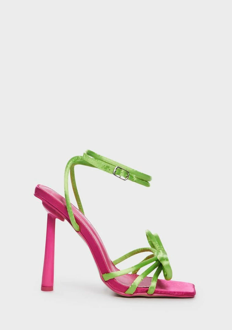 Wholesale ๐งจ Public Desire Peep Toe ๐ Heels Love Games Satin ๐ Heels ๐งจ 1 Public Desire Peep Toe Heels Love Games Satin Heels