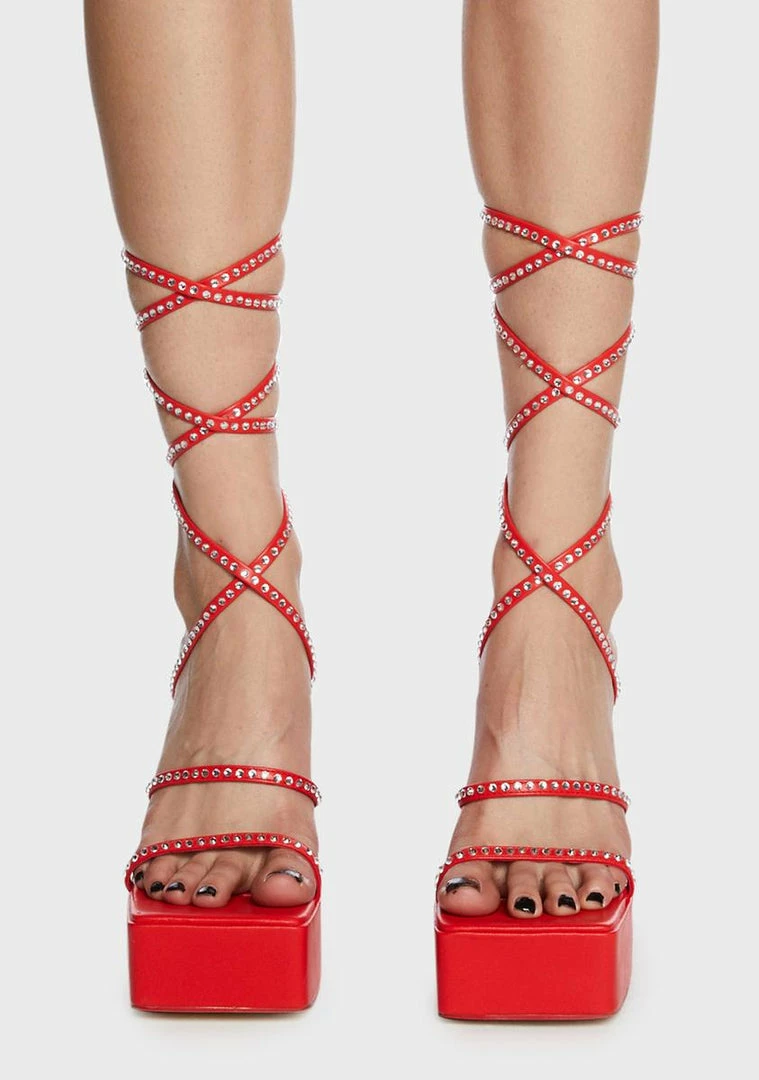 Best deal 🔥 Public Desire Helena Diamante Platform 👠 Heels ✨ 6 Public Desire Helena Diamante Platform Heels