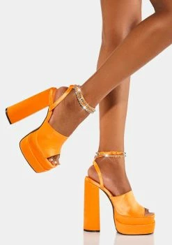 Public Desire Platforms Lilibet Rhinestone Heels