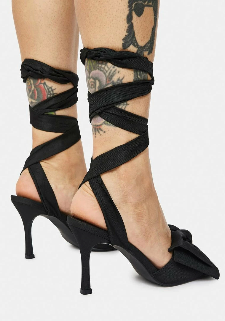 Best Pirce β Public Desire Girly Wrap Bow π Heels π 4 Public Desire Girly Wrap Bow Heels