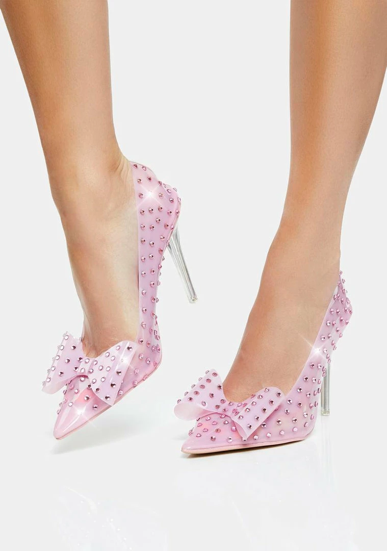 Buy 🛒 Public Desire Fake Love Diamante 👠 Heels Clear 👠 Heels 🌟 1 Public Desire Fake Love Diamante Heels Clear Heels
