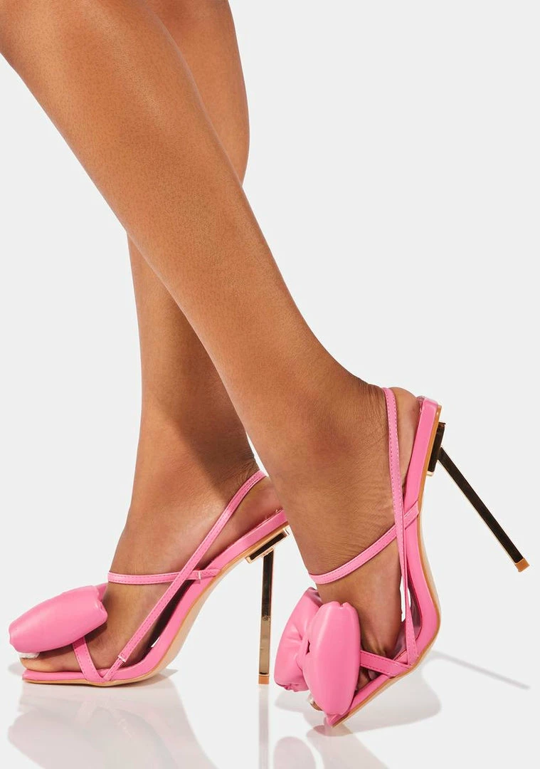 Buy 🔔 Public Desire Dawn Bow Stiletto 👠 Heels ✨ 3 Public Desire Dawn Bow Stiletto Heels