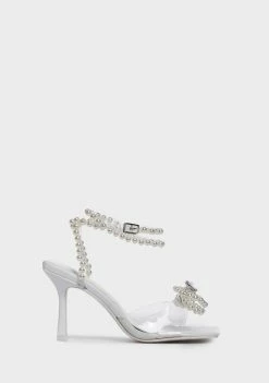 Public Desire Hope Bow Strappy Heels