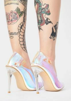 Best Sale โ Public Desire Iridescent Drank Stiletto ๐ Heels ๐ฅ 7 Public Desire Iridescent Drank Stiletto Heels