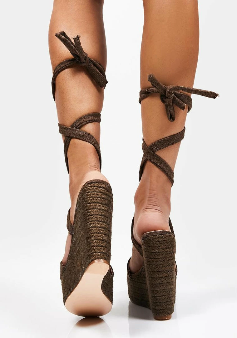 Coupon ๐งจ Public Desire Brown Gianna Wedge ๐ Heels Wedges ๐คฉ 4 Public Desire Brown Gianna Wedge Heels Wedges