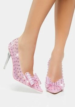Buy 🛒 Public Desire Fake Love Diamante 👠 Heels Clear 👠 Heels 🌟 9 Public Desire Fake Love Diamante Heels Clear Heels