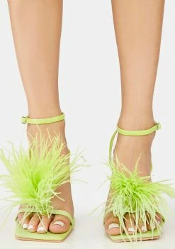 Public Desire Prancy Fluffy Heels