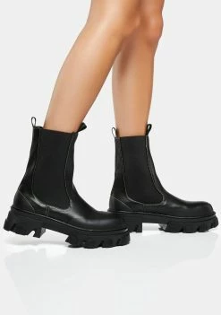 Cheapest 🥰 Public Desire Black Wonder Chunky Ankle 🥾 Boots ⭐ 8 Public Desire Black Wonder Chunky Ankle Boots