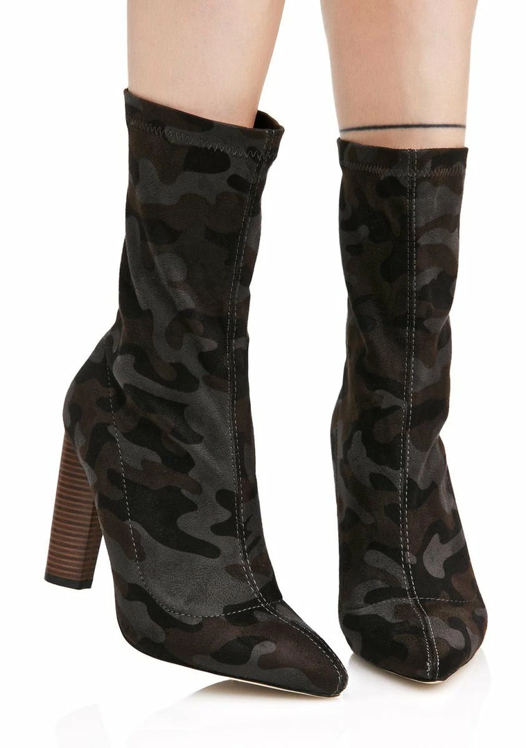 Wholesale π Public Desire π₯Ύ Boots & Booties Devon Camo Sock π₯Ύ Boots π 1 Public Desire Boots & Booties Devon Camo Sock Boots