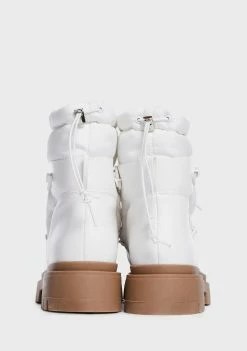 Public Desire Wide Fit Snowy Ankle Boots