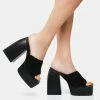 Public Desire Moby Faux Fur Heels