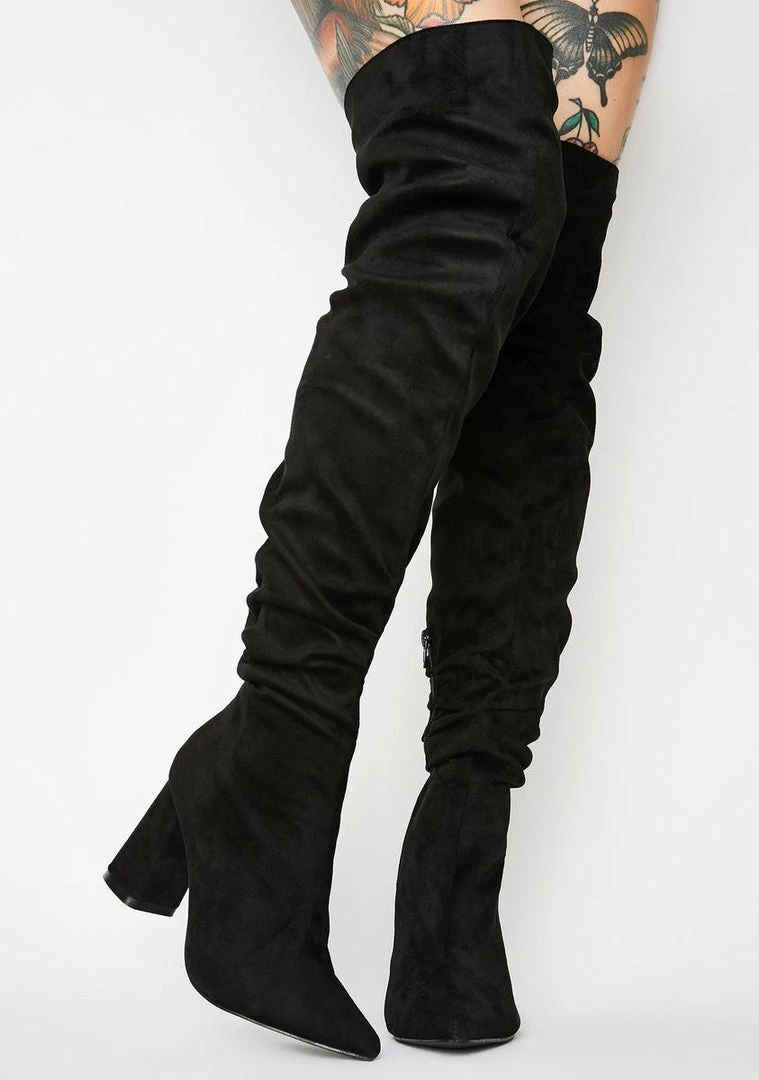 New ๐ Public Desire Zora Over The Knee ๐ฅพ Boots ๐ฅพ Boots & Booties ๐ 3 Public Desire Zora Over The Knee Boots Boots & Booties