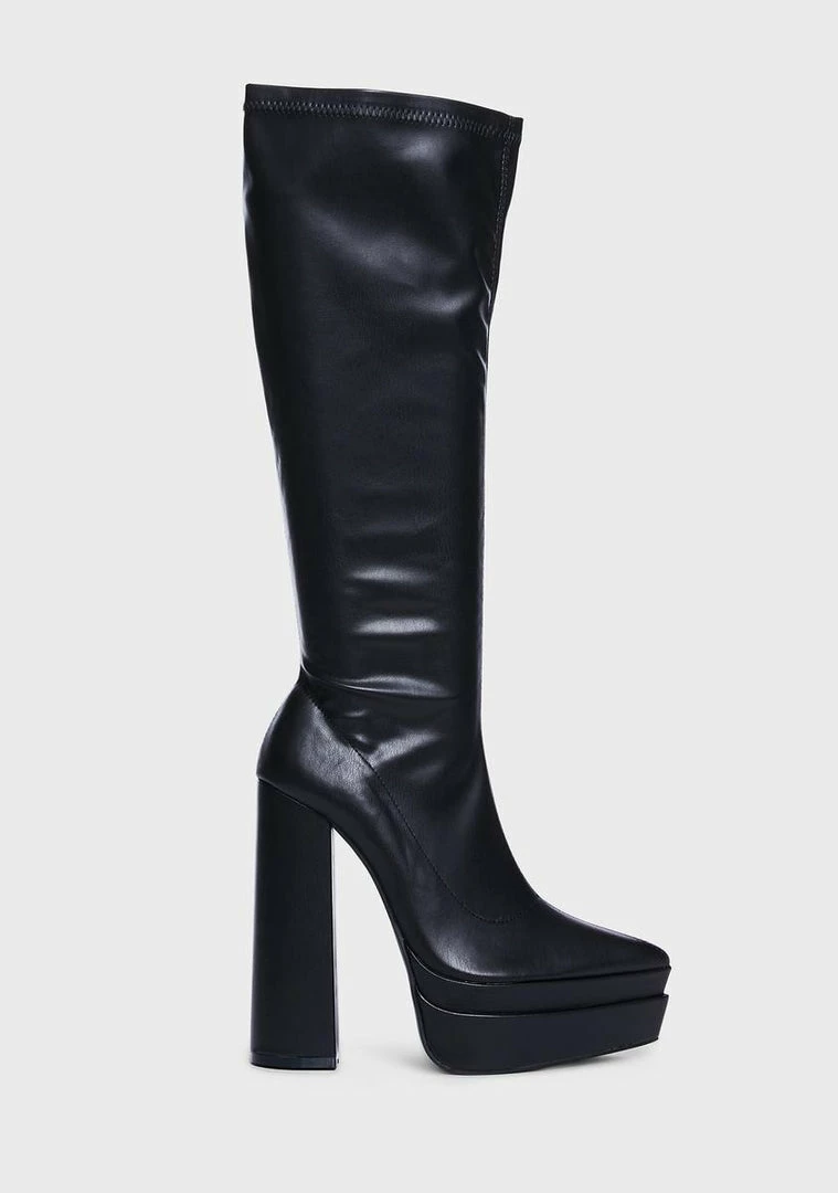 Brand new 😉 Public Desire Platform 🥾 Boots End Game Platform Knee High 🥾 Boots 🔥 1 Public Desire Platform Boots End Game Platform Knee High Boots