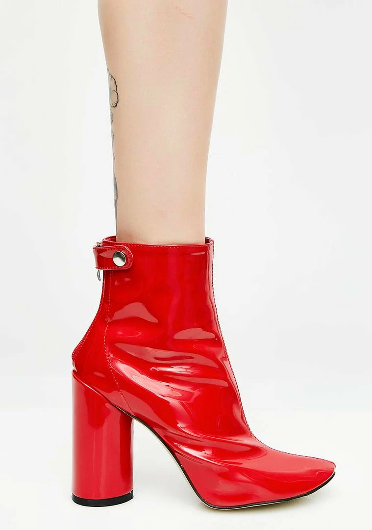 Best deal ⭐ Public Desire 🥾 Boots & Booties Flame Lia Vinyl Stud Strap 🥾 Boots ✔️ 2 Public Desire Boots & Booties Flame Lia Vinyl Stud Strap Boots