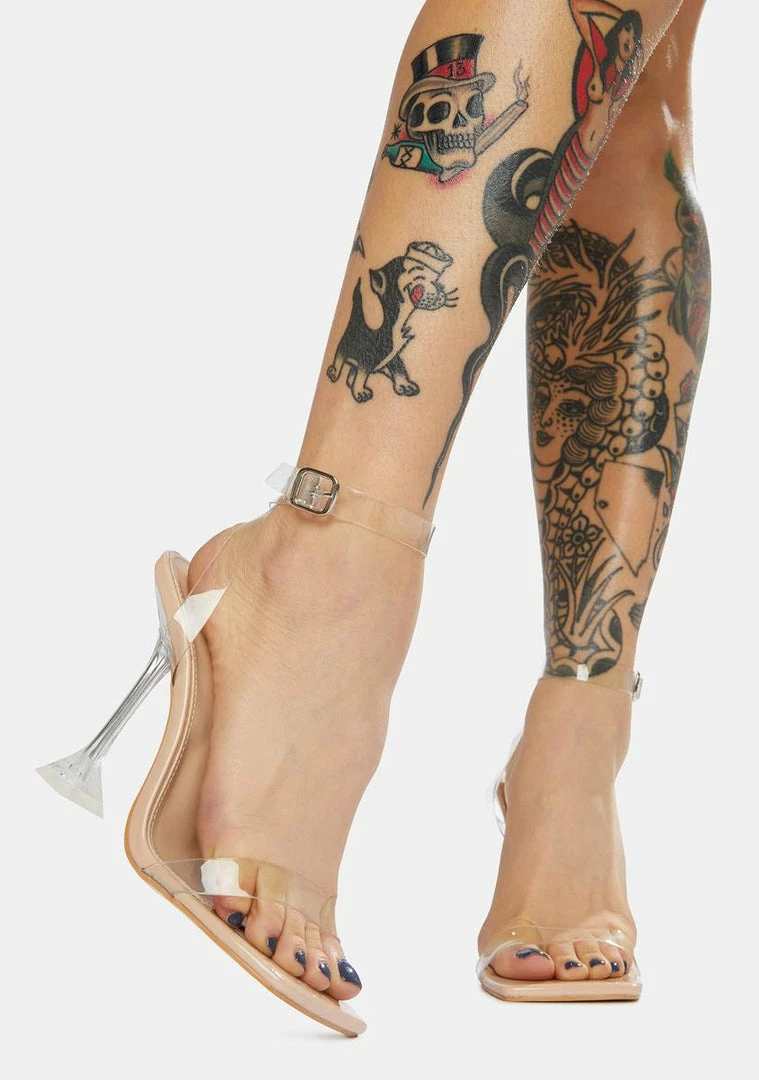 Hot Sale 😀 Public Desire Yasmyn Clear Acrylic 👠 Heels ✔️ 2 Public Desire Yasmyn Clear Acrylic Heels