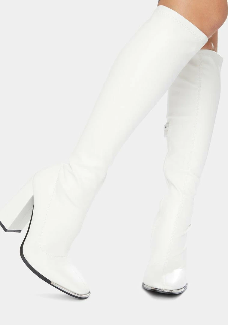 Deals ⭐ Public Desire Caryn Knee High Heeled 🥾 Boots 🥾 Boots & Booties 🎁 2 Public Desire Caryn Knee High Heeled Boots Boots & Booties