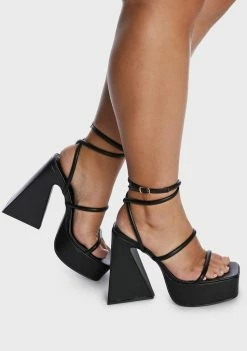 Public Desire Wide Fit Pierce Block Heels