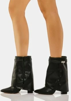 Public Desire Heeled Boots Black Fyre Ankle Boots