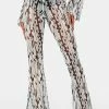 Public Desire Geo Printed Mesh Flares