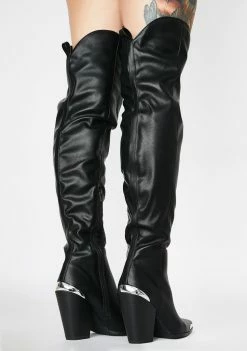 Public Desire Honour Thigh High Boots Boots & Booties