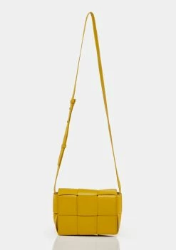 Public Desire Shoulder Bags Yellow The Gianna Crossbody Bag