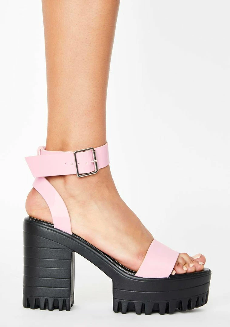 Top 10 ๐ Public Desire Pink Avenue Platform ๐ Heels Platforms ๐ 2 Public Desire Pink Avenue Platform Heels Platforms
