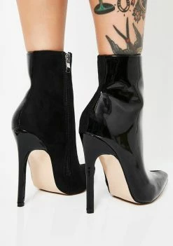 Public Desire Yuri Contrast Stiletto Heel Ankle Boots Boots & Booties