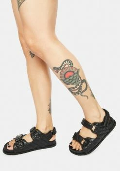 Public Desire Sandals Noir Carmen Slides