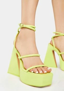 Public Desire Pierce Block Heels