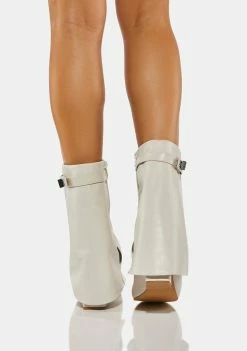 Hot Sale ๐ Public Desire Ecru Fyre Ankle ๐ฅพ Boots ๐ฅพ Boots & Booties ๐ 7 Public Desire Ecru Fyre Ankle Boots Boots & Booties