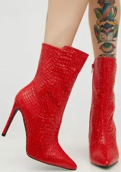 Public Desire Boots & Booties Chile Patent Ankle Boots