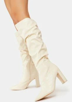 Public Desire Mine Knee High Boots