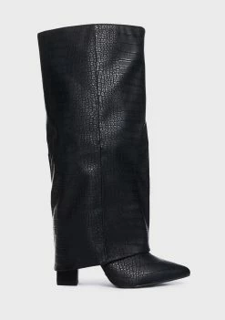 Public Desire Wide Fit Zendaya Knee-High Boots