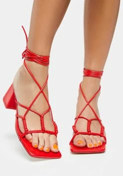 Buy 🎁 Public Desire Fanatic Block Heel 🩴 Sandals 🔔 7 Public Desire Fanatic Block Heel Sandals