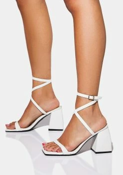 Public Desire Bliss Jude Vegan Leather Heels