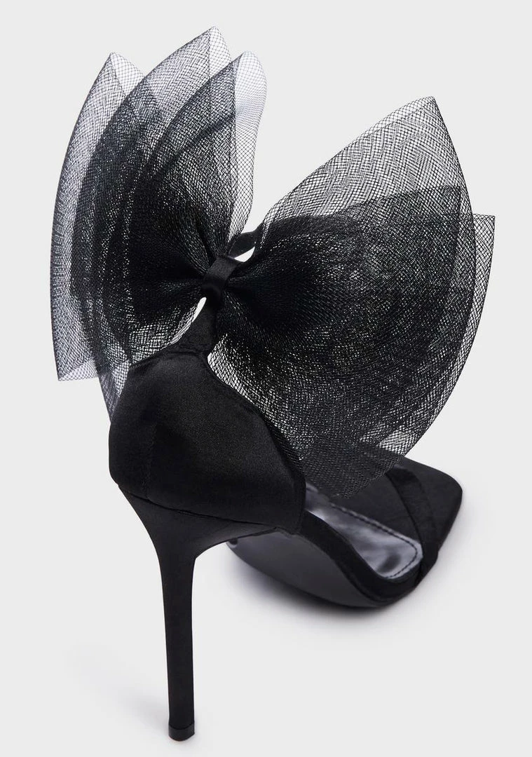 Best Sale 🔔 Public Desire Wide Fit Candi Bow 👠 Heels ✔️ 2 Public Desire Wide Fit Candi Bow Heels