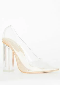Public Desire Alluring Clear Heels