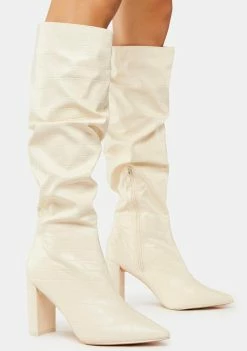 Public Desire Mine Knee High Boots