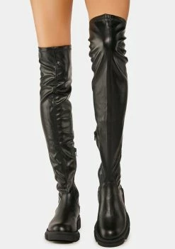 Public Desire Thigh High Boots Junya Knee High Boots