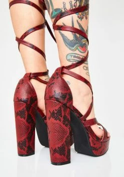 Public Desire Stella Lace Up Heels