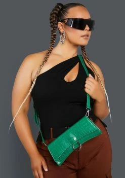 Public Desire Crossbody Bags Green The Kemi Crossbody Bag