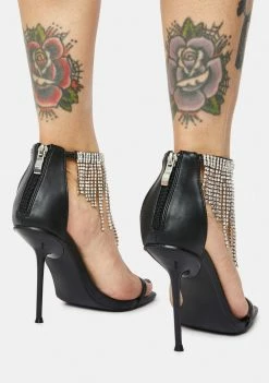 Best deal 😍 Public Desire Redemption Diamante Tassel 👠 Heels 🥰 7 Public Desire Redemption Diamante Tassel Heels