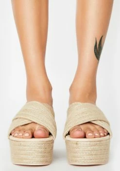 Public Desire Natural Breeze Platform Sandals Platforms